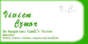 vivien czmor business card
